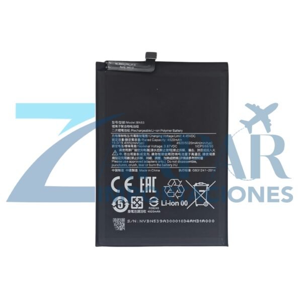 Bateria Redmi Note 10 Pro / note 9 pro max/ note 11 pro 4g BN53
